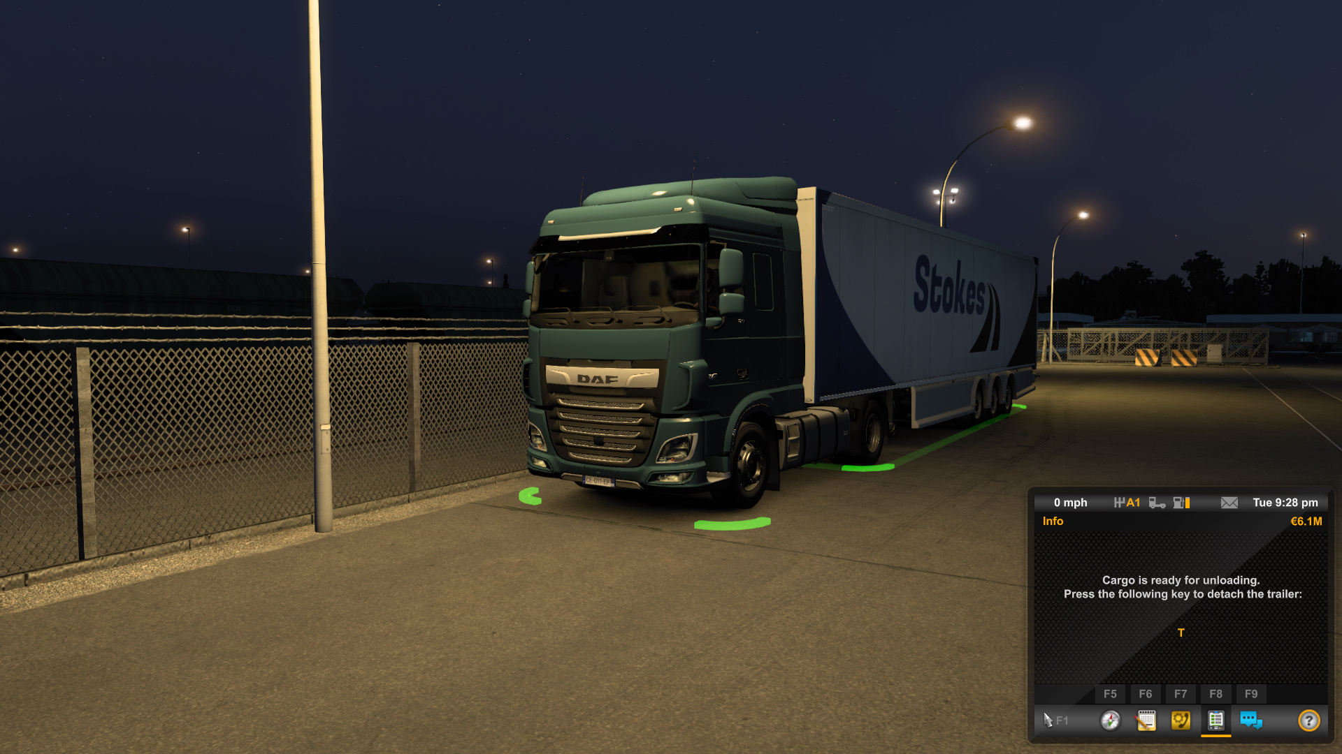 Euro Truck Simulator 2 no commentary from DiJon to Barcelona